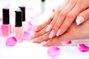 Spa organic manicure